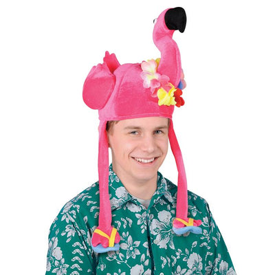 Plush Flamingo Hat
