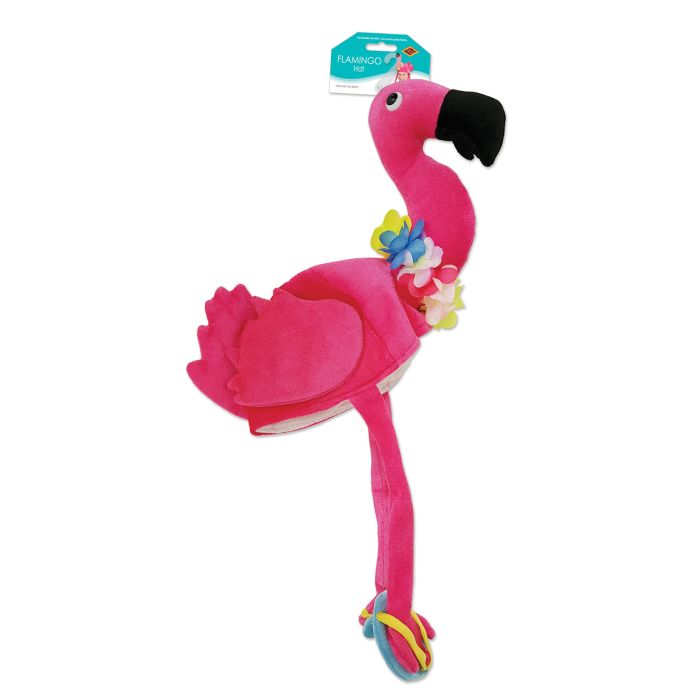Plush Flamingo Hat