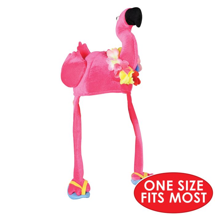 Plush Flamingo Hat