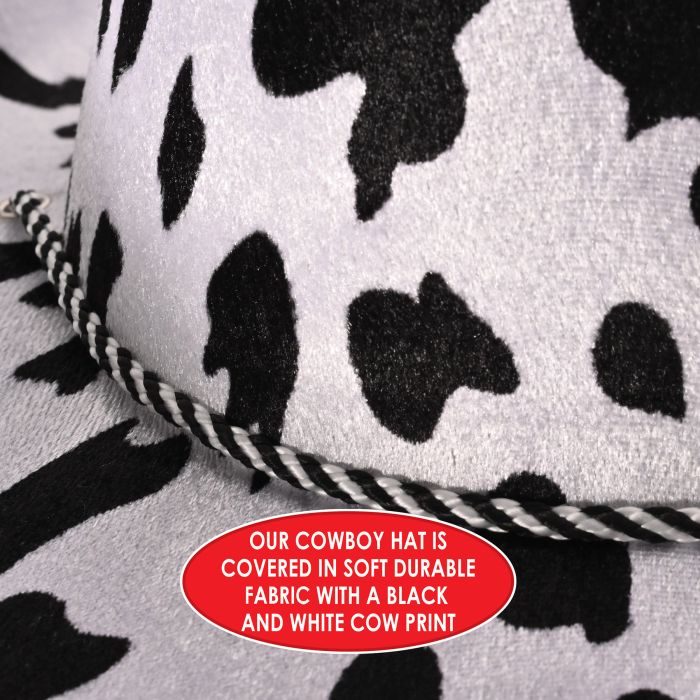 Cow Print Cowboy Hat