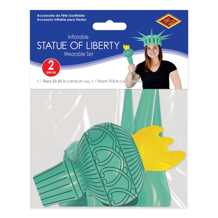 Inflatable Statue Of Liberty Wearable Set