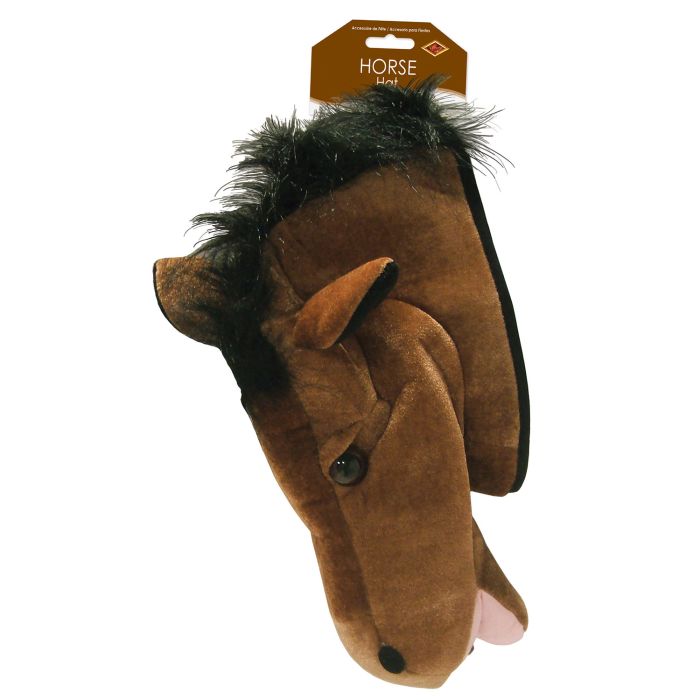 Plush Horse Head Hat