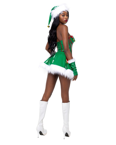 Women's 2PC Santa's Elf Costume