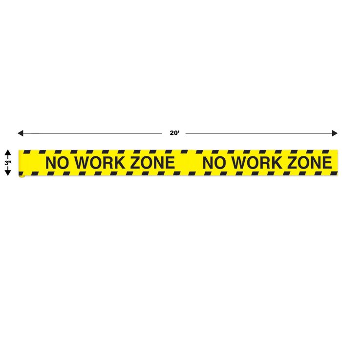 No Work Zone Party Tape