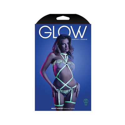 Glow Night Vision Glow in the Dark Gartered Teddy