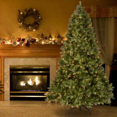 Pre-Lit 'Feel Real' Artificial Full Downswept Christmas Tree