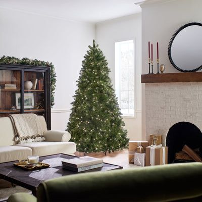 Pre-Lit 'Feel Real' Artificial Full Downswept Christmas Tree