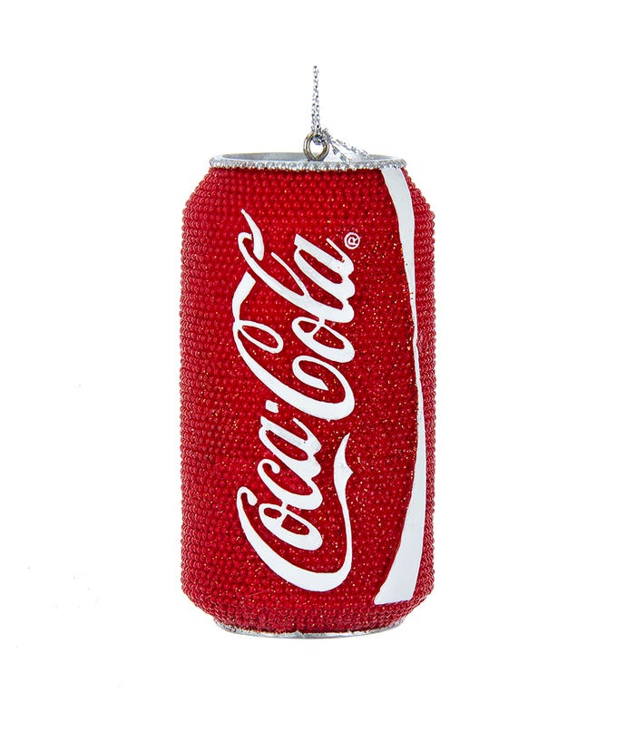 Coca-Cola® 3" Glittered Coca-Cola Can Ornament