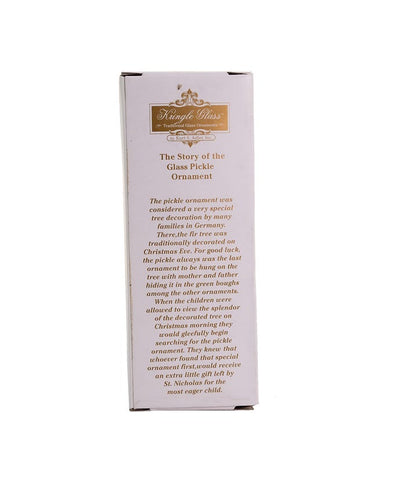 4" Glass Pickle Ornament