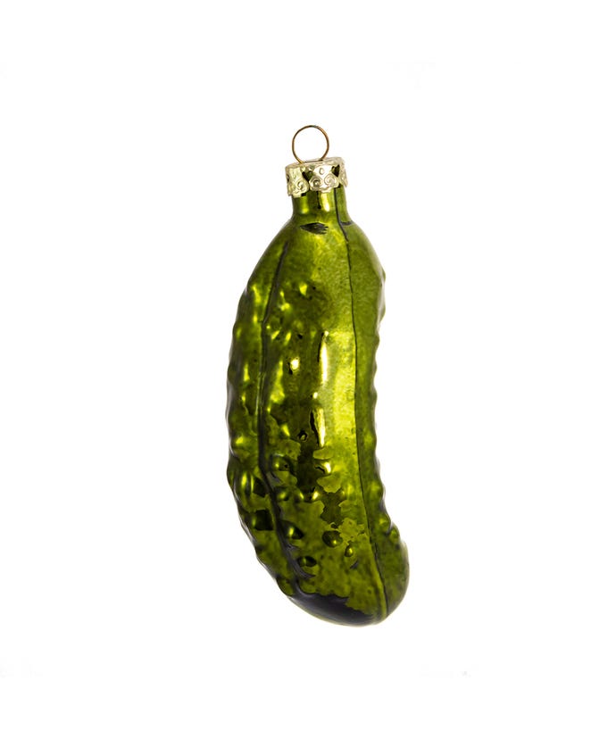 4" Glass Pickle Ornament