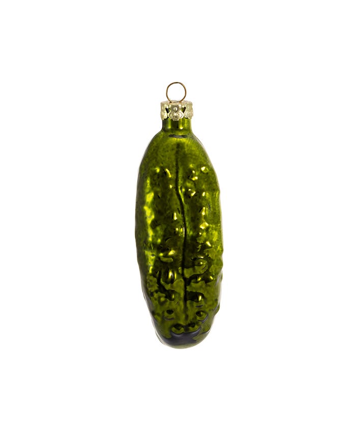 4" Glass Pickle Ornament