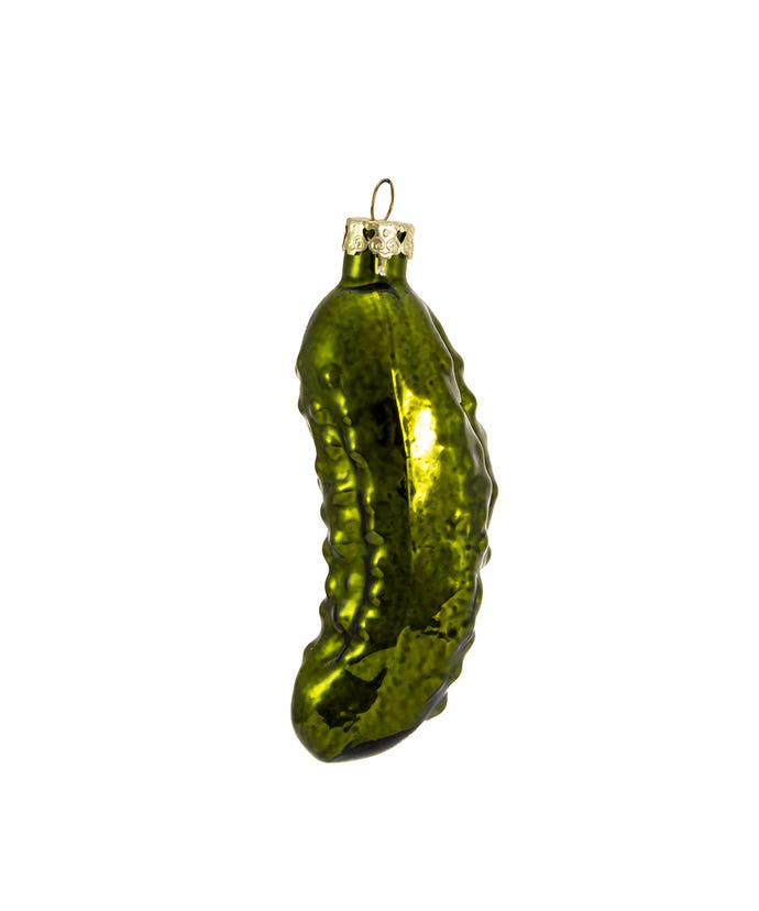 4" Glass Pickle Ornament