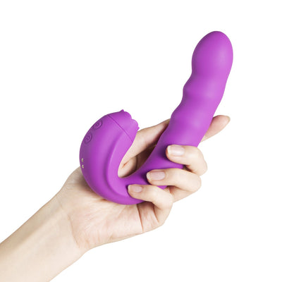 Lilian G-Spot Vibrator w/Rotating Head & Vibrating Tongue