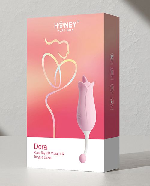 Dora Rose Toy Clit Vibrator & Tongue Licker