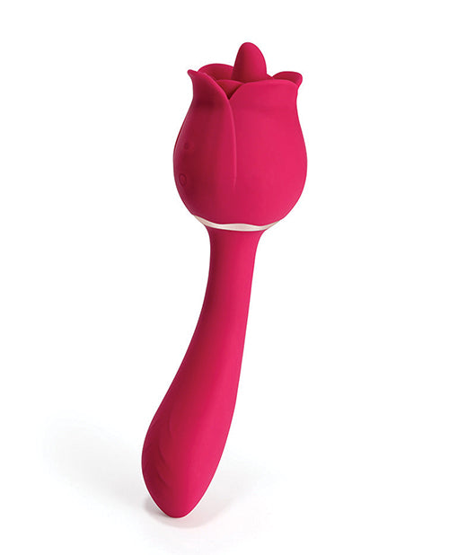 Rhea Clit Licking Tongue Rose Vibrator & G Spot Massager