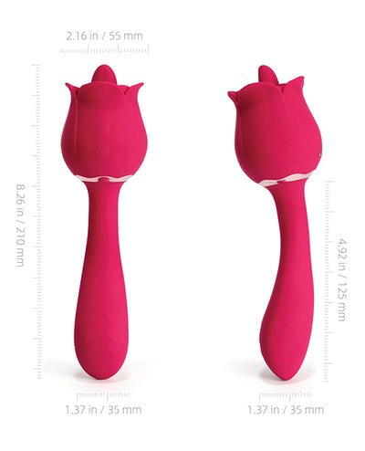 Rhea Clit Licking Tongue Rose Vibrator & G Spot Massager