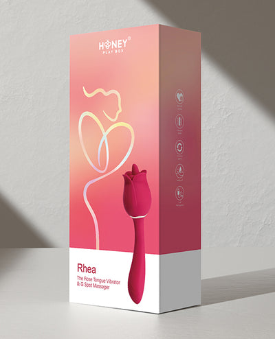 Rhea Clit Licking Tongue Rose Vibrator & G Spot Massager