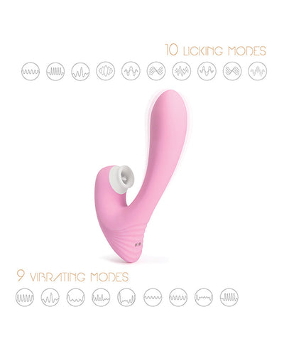 Jubilee G-Spot Vibrator & Licking Clitoral Stimulator