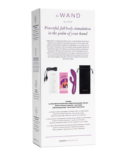 Le Wand BLEND Double Motor Rabbit Rechargeable Vibrator