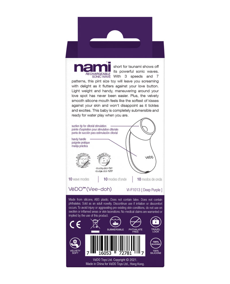 VeDo Nami Rechargeable Sonic Vibe