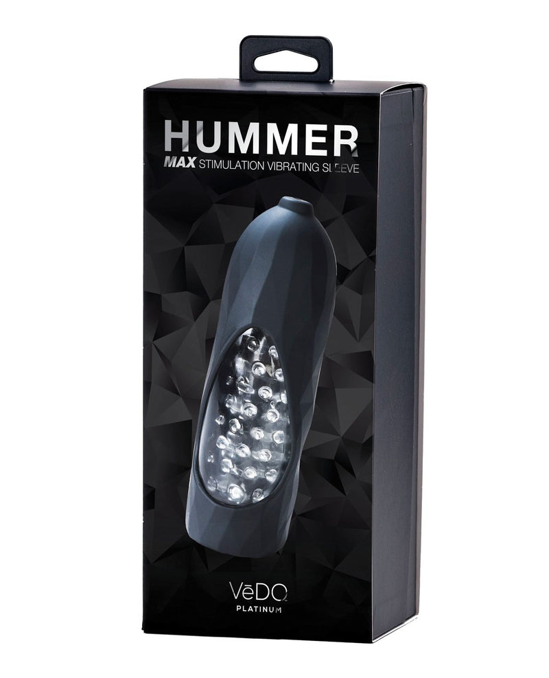 VeDO Hummer Max Rechargeable Vibrating Sleeve Black Pearl