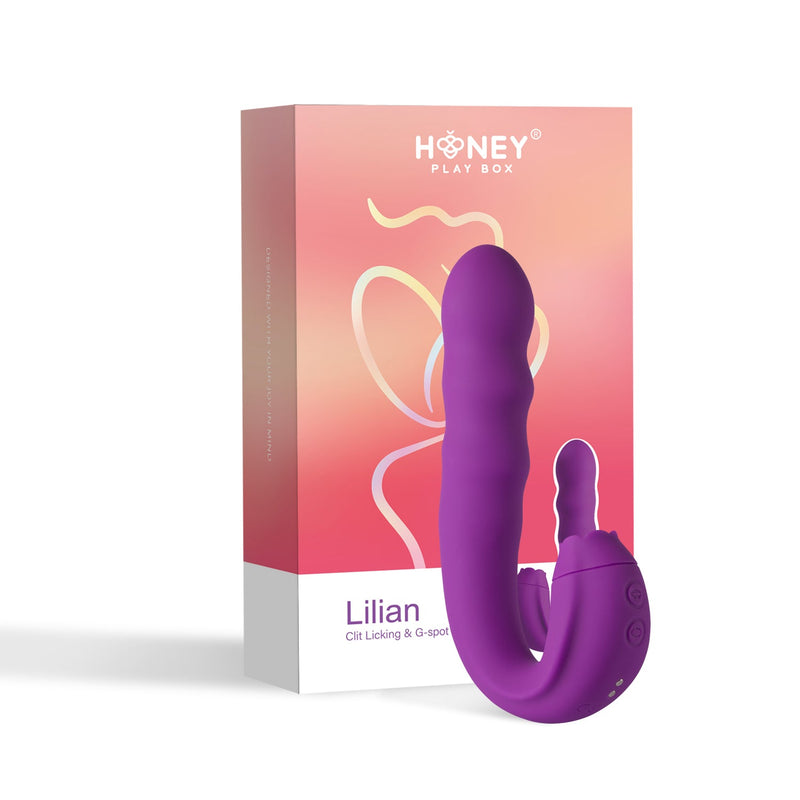 Lilian G-Spot Vibrator w/Rotating Head & Vibrating Tongue