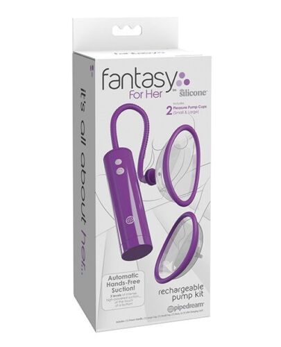 Fantasy For Her Rechargeable Pleasure Pump Kit Purple